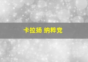 卡拉扬 纳粹党